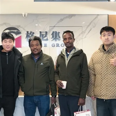 에티오피아 고객이 GNEE 공장을 방문합니다.